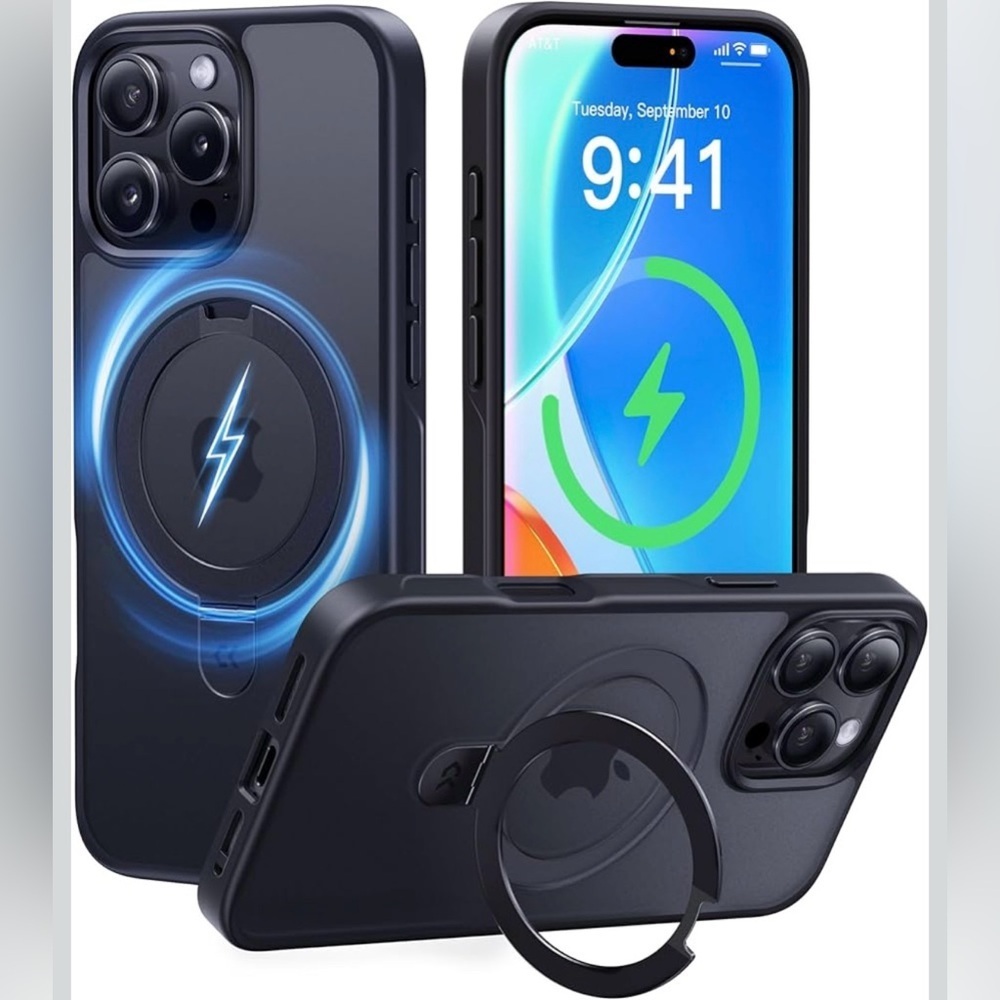 AMAZON CASEKOO Black Ultra-Magnetic Stand for iPhone 16 Pro Max Case